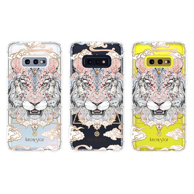 KnowStar 三星 Galaxy S10e 奧地利彩鑽防摔手機殼-侍魂
