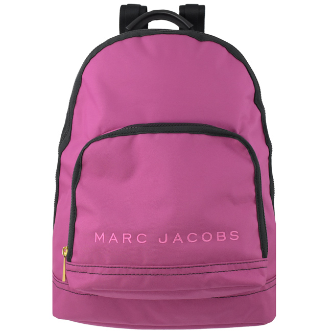 MARC JACOBS 經典拉鍊後背包(大/紫桃)