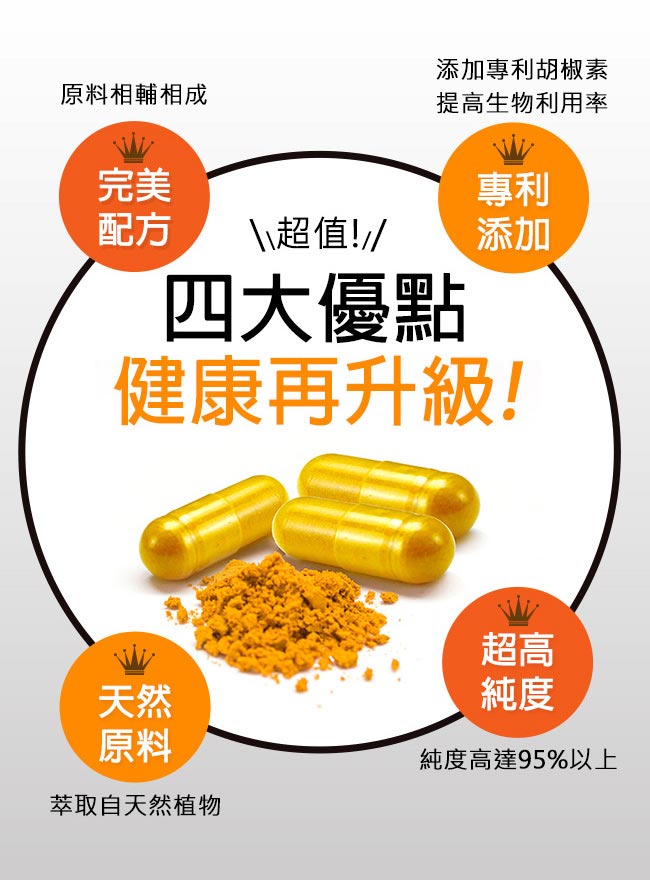 UNIQMAN 薑黃+肝精 膠囊 (30粒/袋)