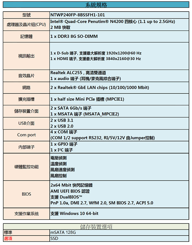 Nextech 24吋 室外型 AIO 觸控電腦 (N4200/高亮度)