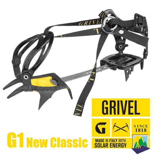 Grivel G1 New Classic 可調綁帶式冰爪(10爪_CE認證)