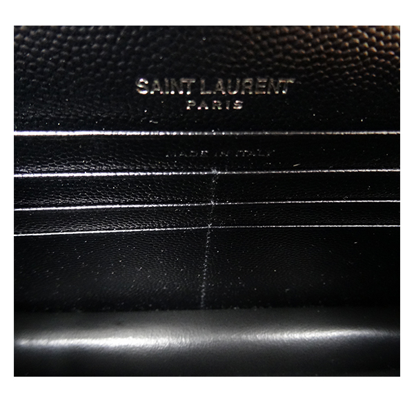 YSL MONOGRAM 小型牛皮黑鏈包(黑色)