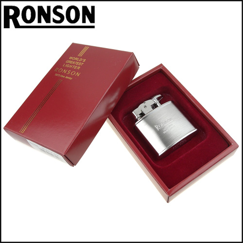 RONSON Standard系列-燃油打火機-緞銀款