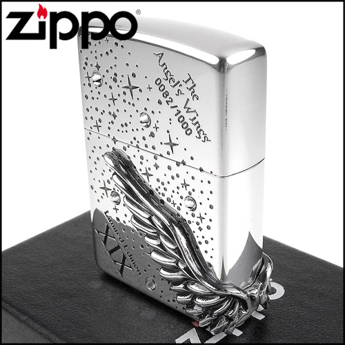 ZIPPO 日系~The Angels Wings-立體天使之翼3面連續加工