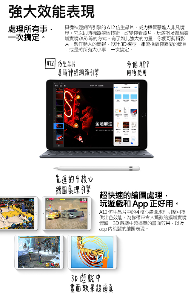 (無卡12期)Apple iPad Air 2019 10.5吋 Wi-Fi 256G