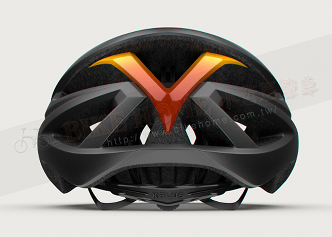 KPLUS 單車安全帽S系列公路競速-VITA Helmet-黑橘
