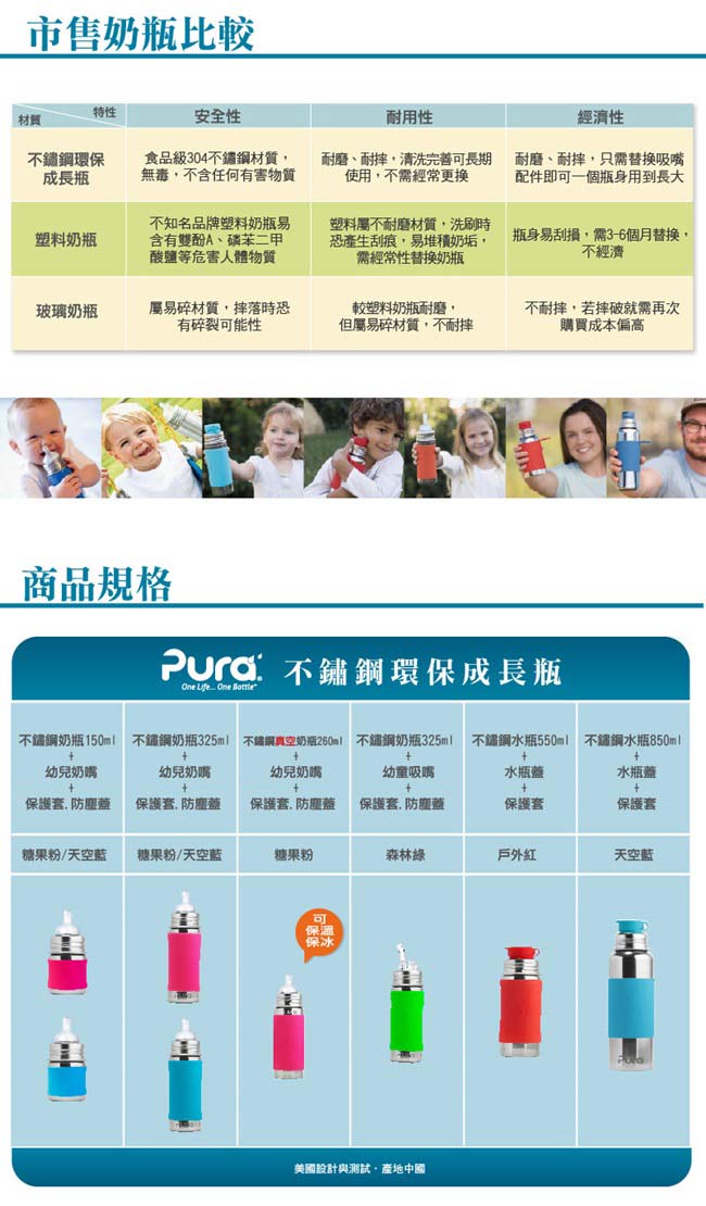 任選美國Pura矽膠吸管 (吸頭+吸管) 6個月以上