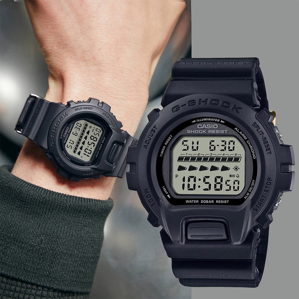 CASIO 卡西歐 G-SHOCK 40周年全黑限量版手錶 DW-6640RE-1 | G-SHOCK | Yahoo奇摩購物中心