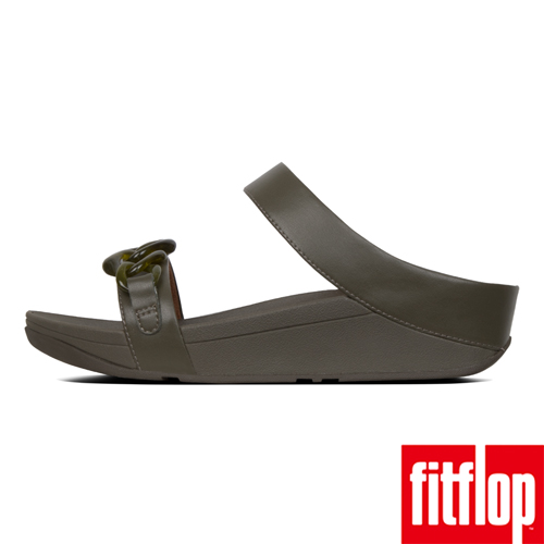 FitFlop FINO 雙帶涼鞋灰綠色