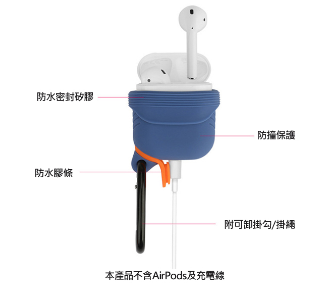 BUBM 必優美系列 AirPods 藍牙耳機收納保護套