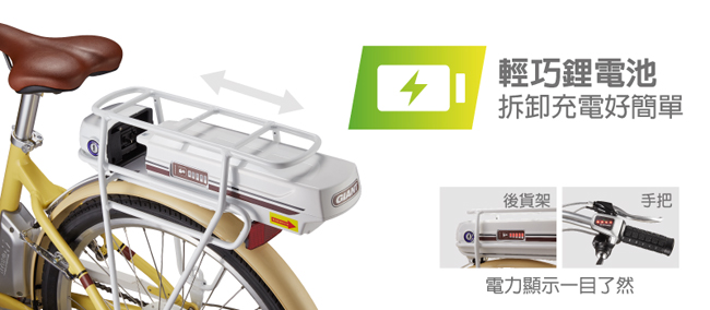 (無卡分期-12期)GIANT EA401 最佳通勤電動自行車