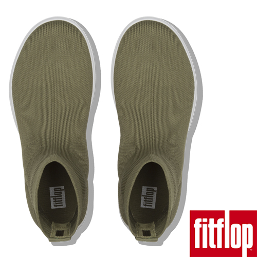 FitFlop ÜBERKNIT SOCK BOOTS-灰綠色