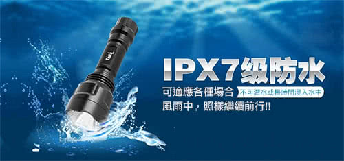 【WIDE VIEW】新一代L2大光圈遠射IPX7防水手電筒組(NTL-C8-AY)