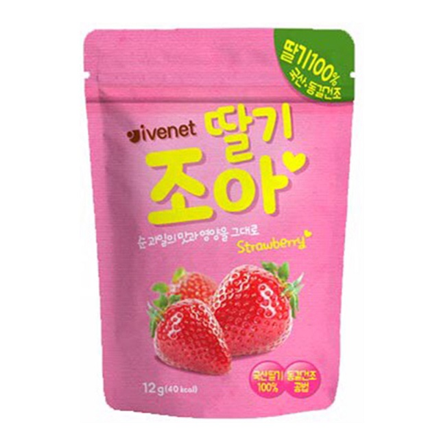 (即期品) 韓國 ivenet 艾唯倪 草莓粒 (天然水果乾)