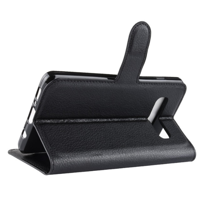 PKG 三星S10 皮套 側翻式-精選皮套-經典款式-黑