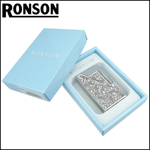 RONSON Work 26系列-燃油打火機-銀阿拉伯花紋圖案款