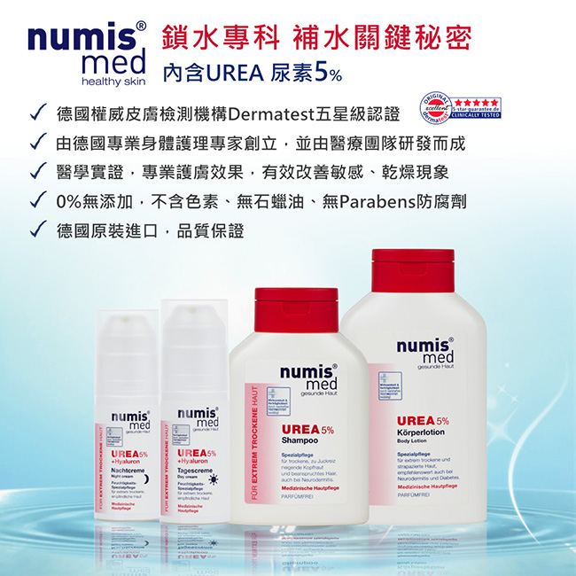 德國NumisMed樂美思-鎖水專科UREA倍潤身體乳液-300ML