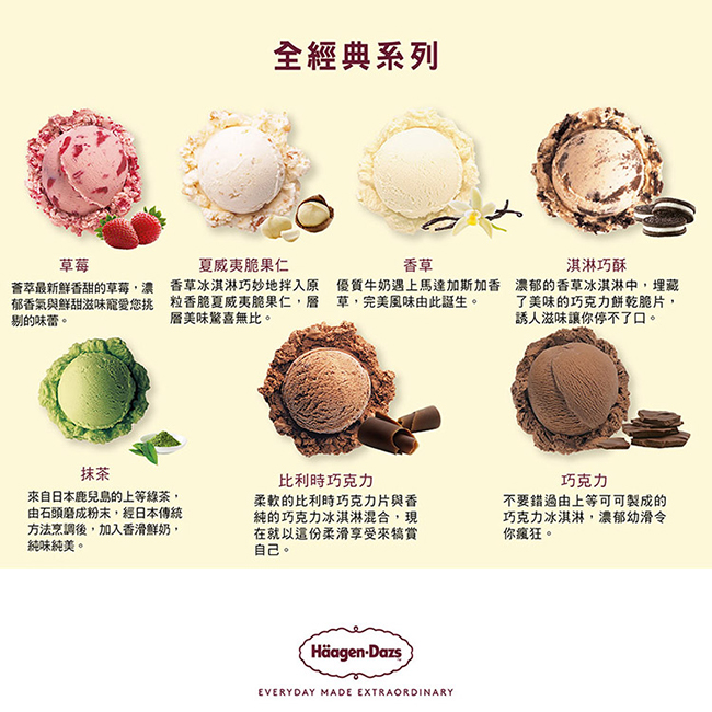哈根達斯-脆皮甜筒冰淇淋9入組(香草焦糖/抹茶/巧克力)