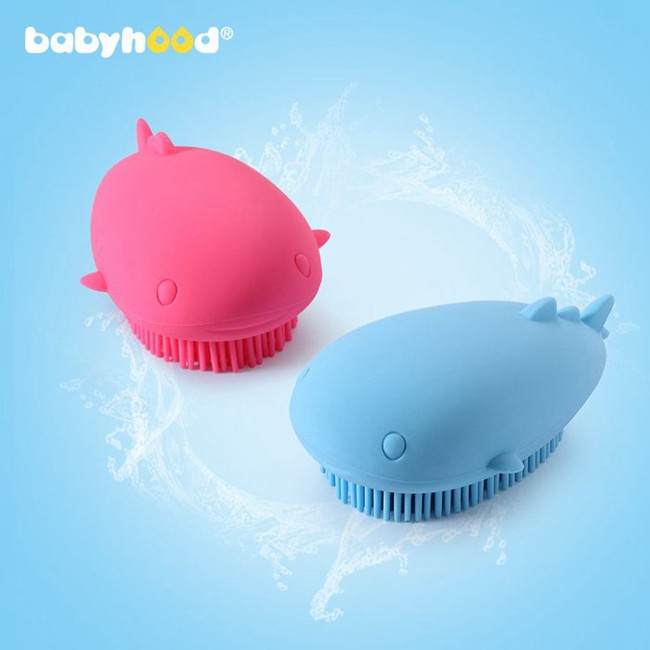 babyhood寶寶沐浴3件組(洗髮帽+洗頭杯+沐浴刷)