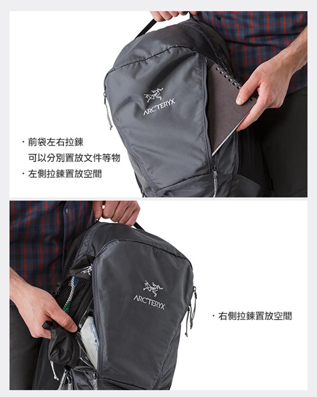 Arcteryx 始祖鳥 24系列 Mantis 26L多功能背包 林木灰