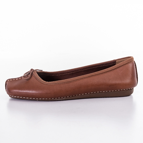 [時時樂限定]Clarks Denny Harbour女休閒鞋 褐