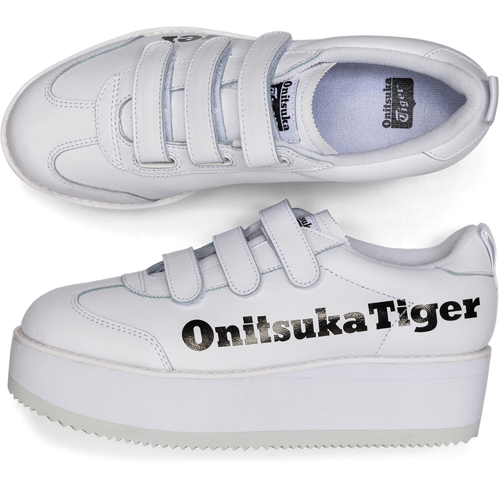 Onitsuka Tiger】鬼塚虎-白色DELEGATION CHUNK W 休閒鞋(1182A207-113 