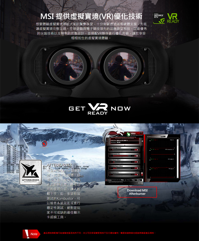 MSI微星 GeForce GTX 1060 6GT OCV1 顯示卡