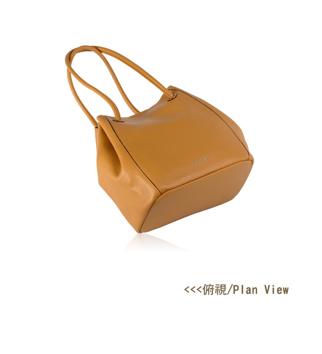 BRAUN BUFFEL -DELIA-P黛莉亞系列荔枝紋水桶包 - 吉米黃