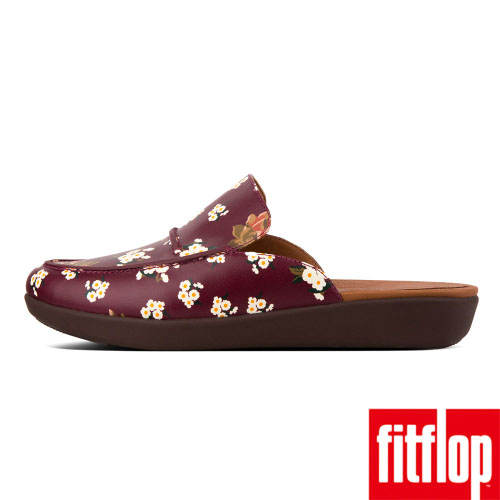 FitFlop LEATHER MULES-紅色