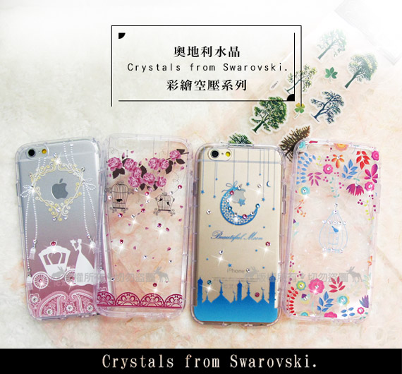 SONY Xperia X 奧地利水晶彩繪空壓手機殼(精靈捧花)