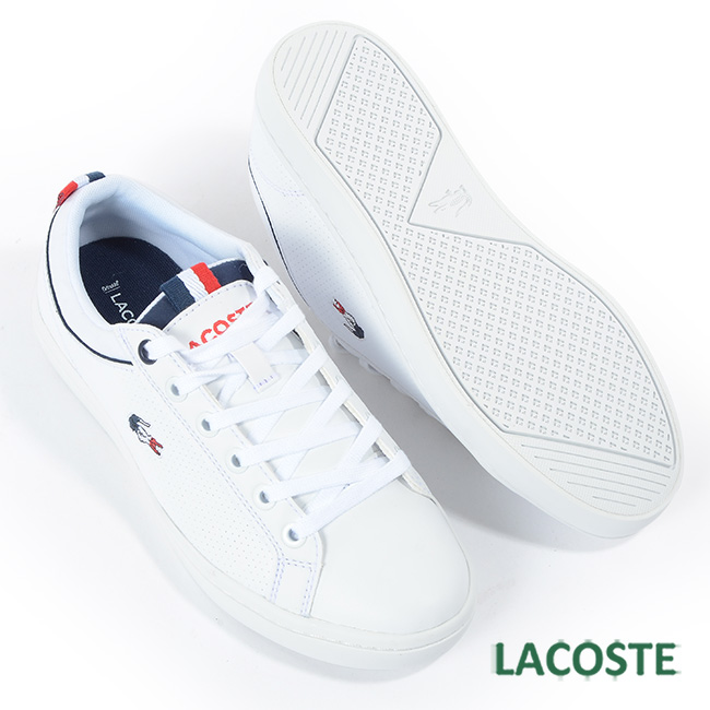 LACOSTE 女用運動休閒鞋-白