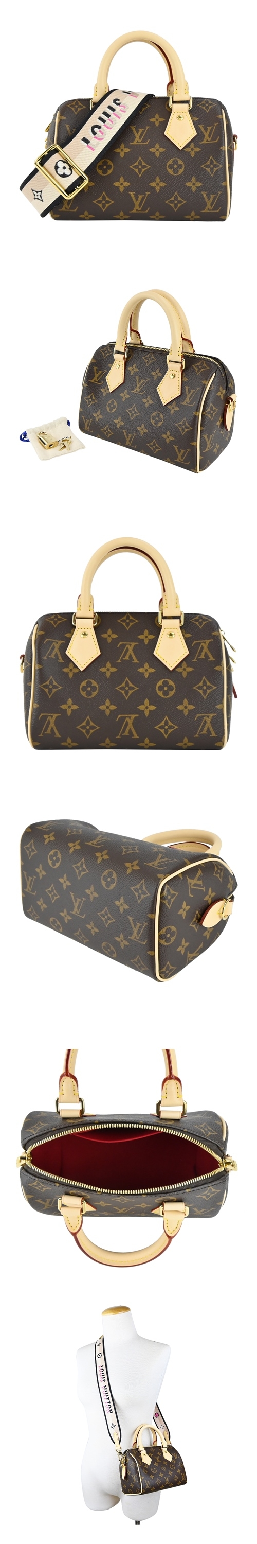  Louis Vuitton M46234 Speedy Bandriere 20 Bag, Hand, Shoulder  Bag, Popular, Rare : Clothing, Shoes & Jewelry