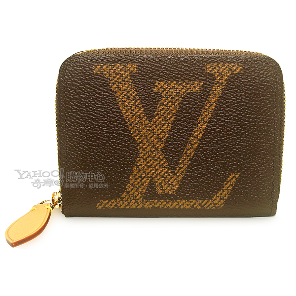 LV M67690 Giant Monogram 特大字母拉鍊零錢包