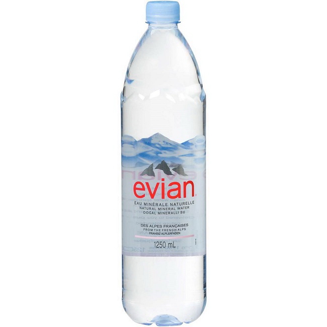 Evian依雲 天然礦泉水(1250mlx12瓶)