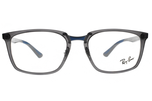 RAY BAN眼鏡 簡約百搭款/透灰-藍 #RB7148 5760