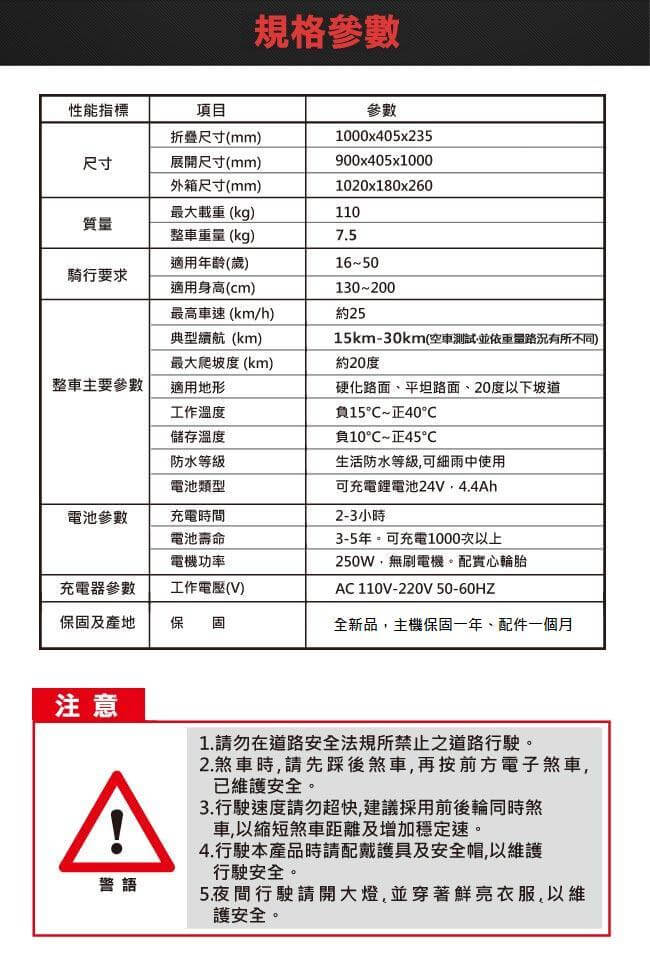 CARSCAM行車王 LED大燈鋁合金5.5吋智能折疊電動滑板車