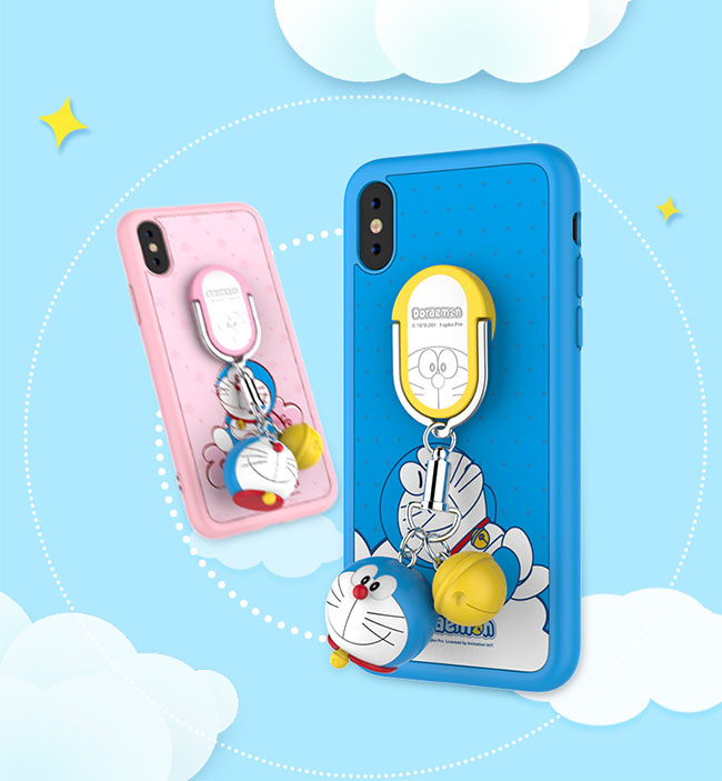 iStyle iPhone X/XS 5.8吋 哆啦A夢藍色款手機殼