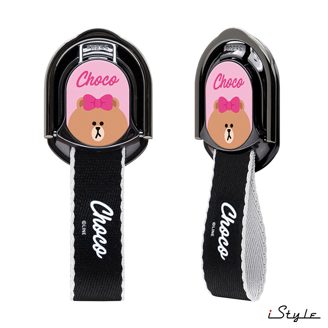 iStyle iPhone XR 6.1吋 熊大熊美指環掛繩手機殼