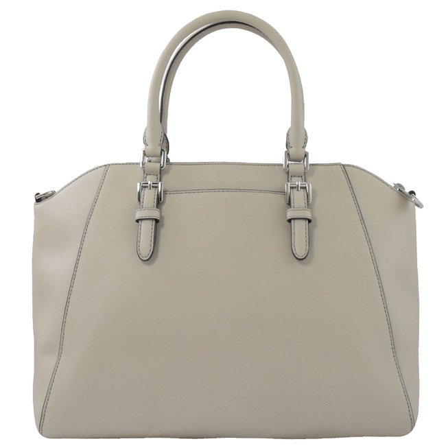 MICHAEL KORS CIARA 防刮牛皮兩用包(灰)