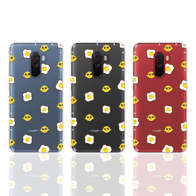 反骨創意 小米、紅米系列 彩繪防摔手機殼-歪瘋系列(親子丼)