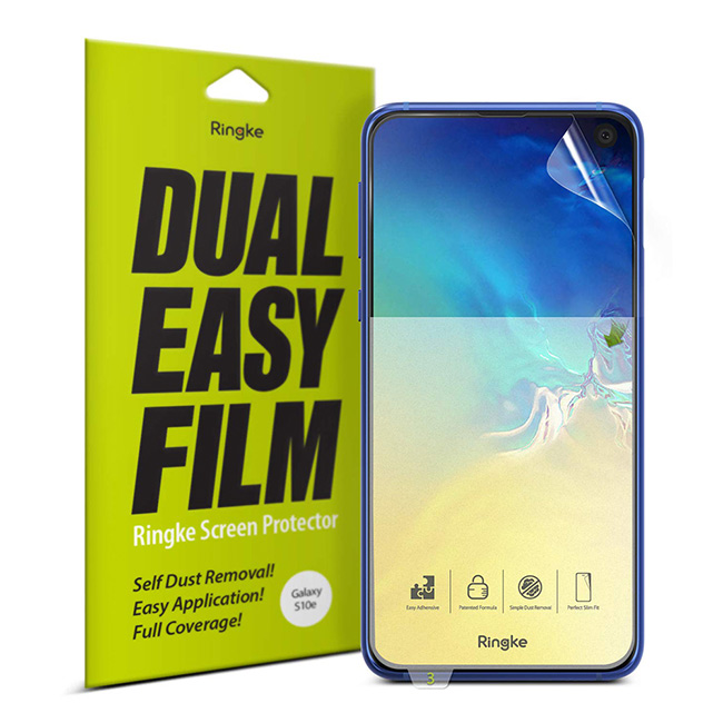 【Ringke】三星S10e [Dual Easy]螢幕保護貼(二片裝)