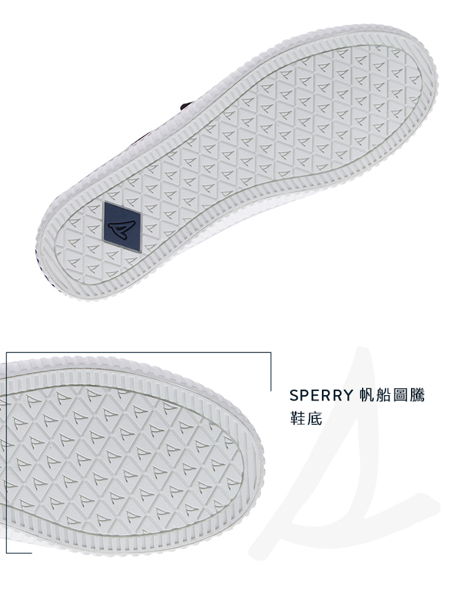 SPERRY 韓版粉彩黏扣帶帆布鞋(女)-黑