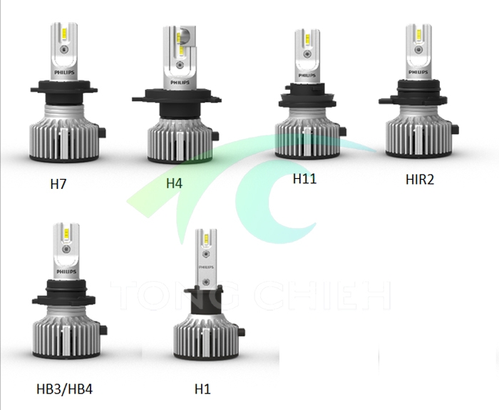 G2 飛利蒲 H4 H/L LED 第二代12V/24V白光頭燈燈泡 –