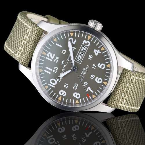 Hamilton漢米爾頓卡其野戰系列時尚腕錶(H70535081)