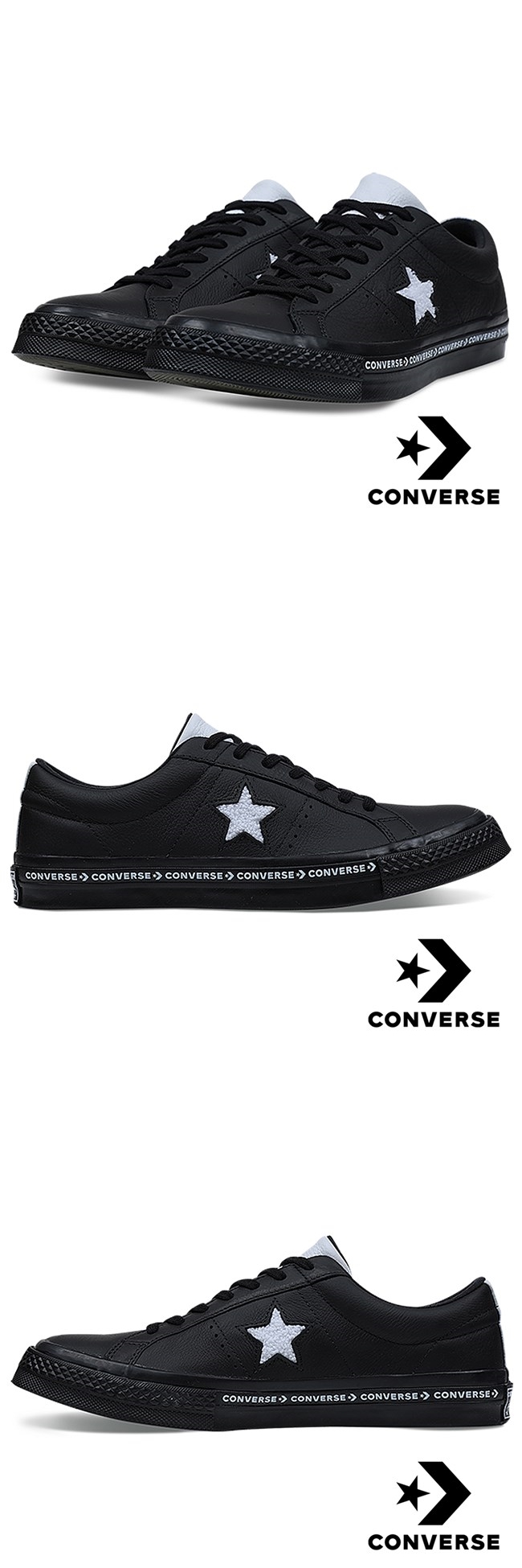 CONVERSE-男休閒鞋159721C-黑