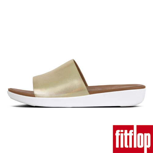 FitFlop SOLA SLIDES厚底涼鞋金色