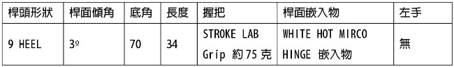 Callaway卡拉威 STROKE LAB 19 9 HEEL 推桿