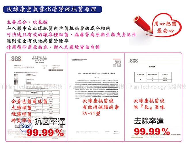 次綠康 4L清淨霧化機 (含4公升空間除菌液1入組)