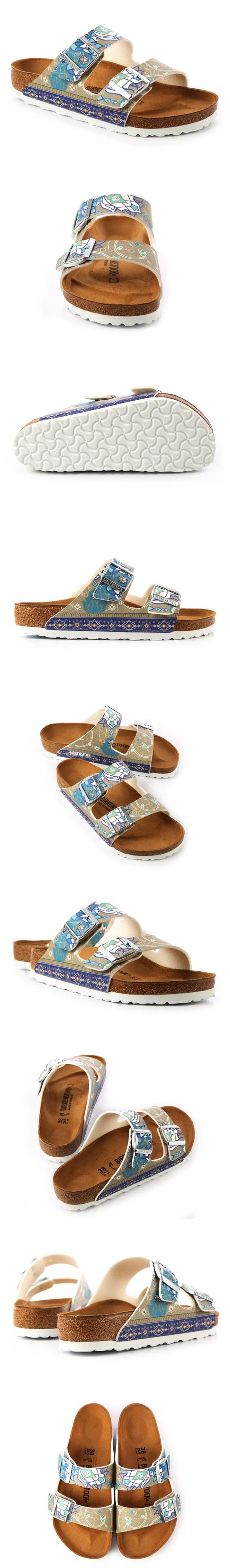 勃肯BIRKENSTOCK 1009802ARIZONA經典二條拖鞋(馬賽克灰)