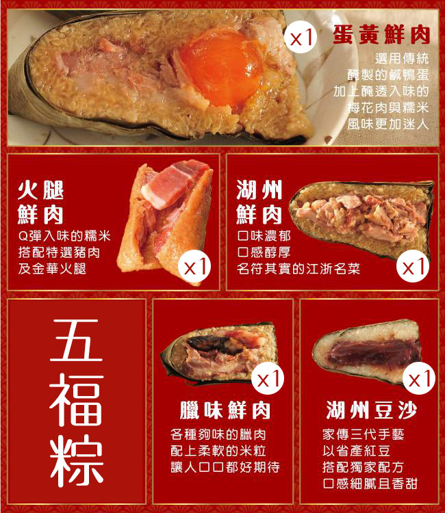 南門市場立家人氣特色鮮肉粽 10粒 (200g/粒)